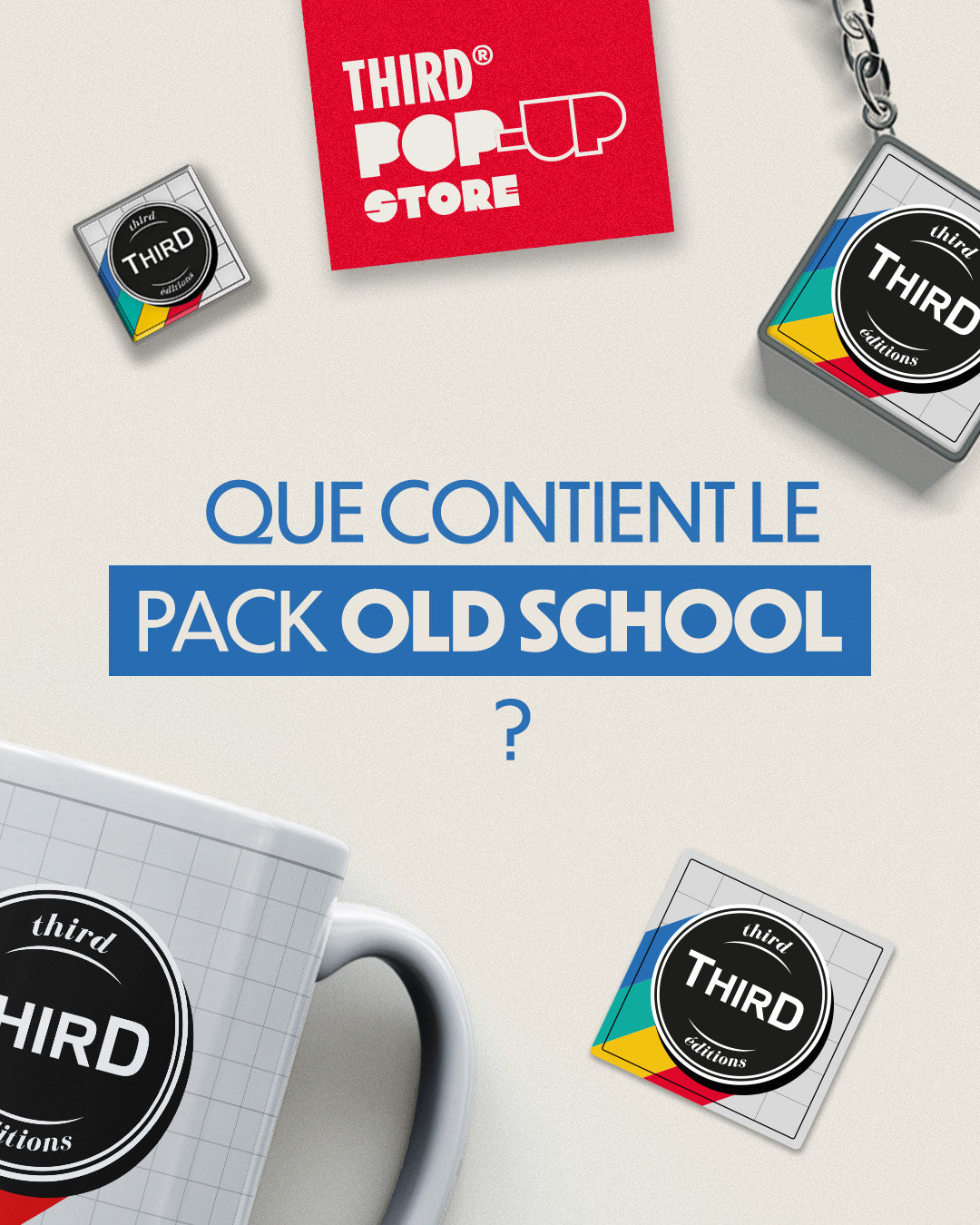 Pack Goodies 10 ans : Old School. Pack collector limité