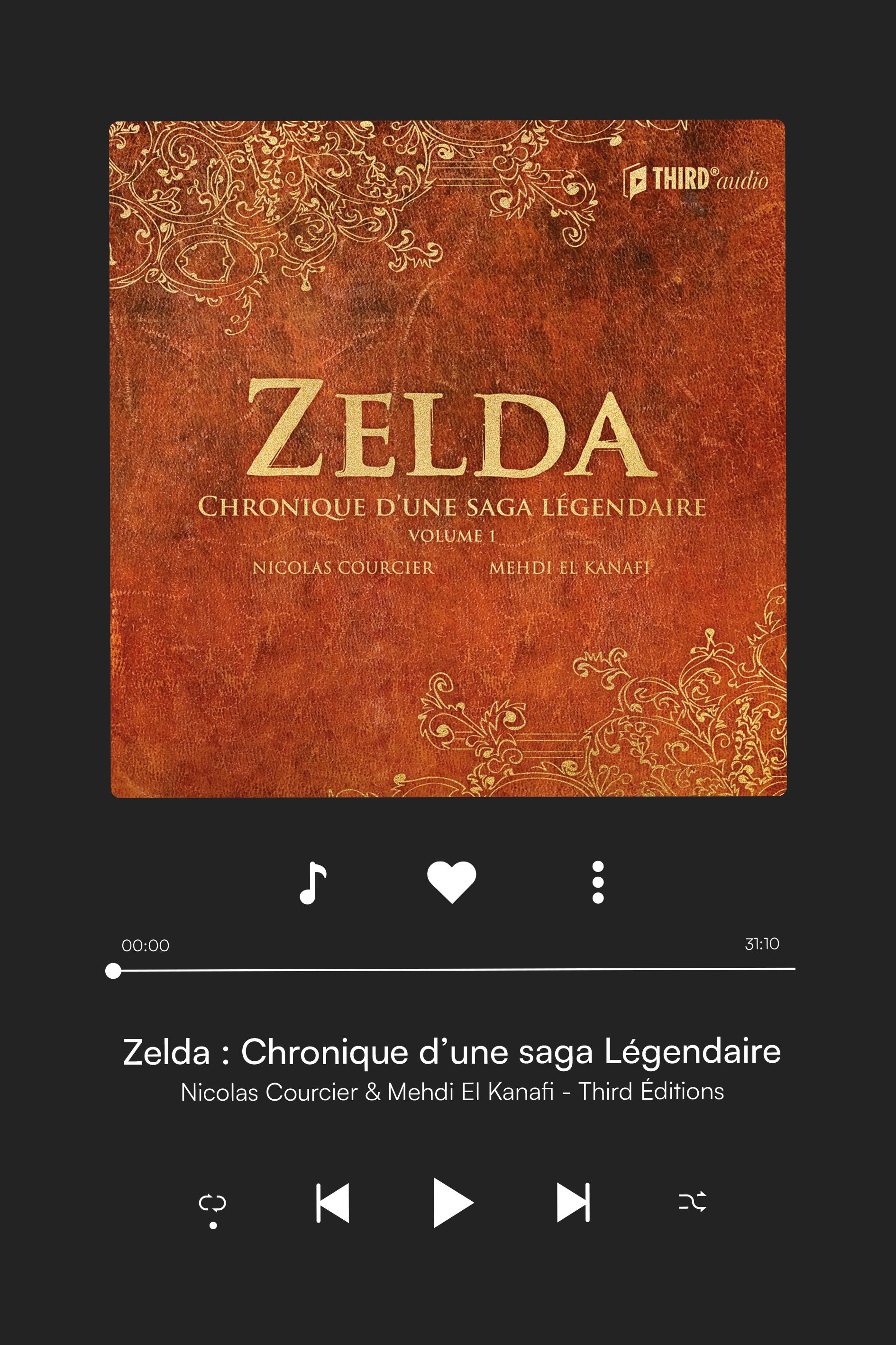 フランス語☆ ゼルダ・ CHRONIQUE D'UNE SAGA vol.1 Zelda. Chronique d'une saga légendaire - Third Editions – Third